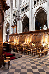 Image showing interior of Cathedral of the Holy Cross, OrlÃ©ans