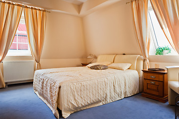 Image showing beautiful interior of a modern bedroom