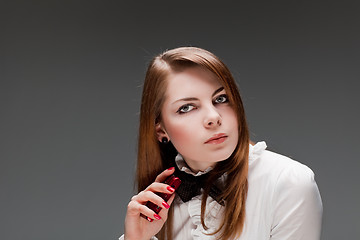 Image showing Portrait of beautiful business woman