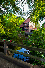 Image showing summer landscape with river