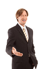 Image showing young confident businessman