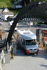 Image showing Embarking ferry