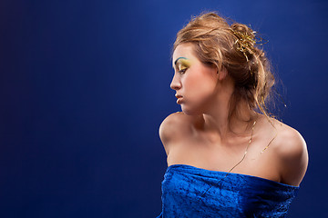 Image showing woman with glamour make-up