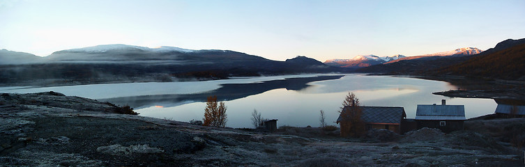 Image showing Mountain landscape in Jotunheimen Norway