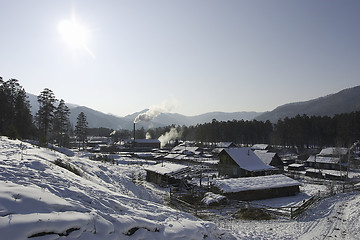 Image showing winter village