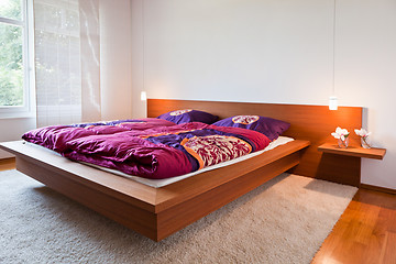 Image showing beautiful interior of a modern bedroom