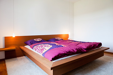 Image showing beautiful interior of a modern bedroom