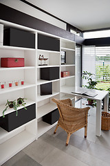 Image showing Modern interior of home office