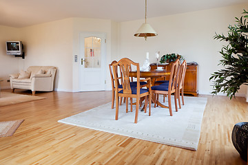 Image showing Modern house, living-room