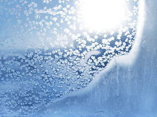 Image showing frost and sun