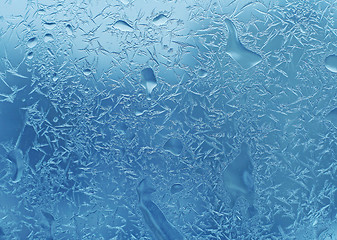 Image showing frost and water drops