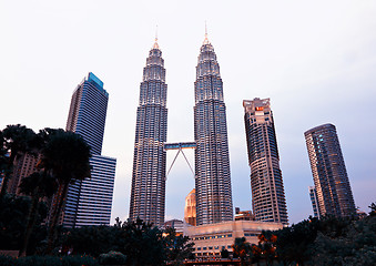 Image showing petronas towers