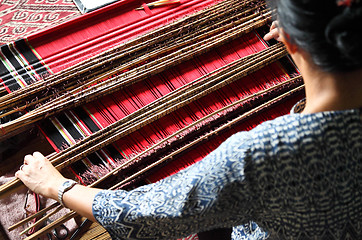 Image showing traditional malaysian loom