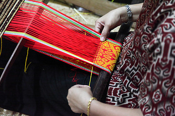 Image showing traditional malaysian loom
