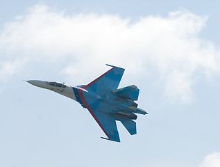 Image showing Flying SU-27