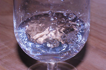 Image showing water splash in a glass