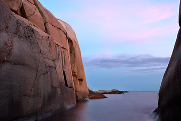 Image showing Coastal landscape