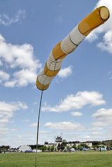 Image showing Airport windsock