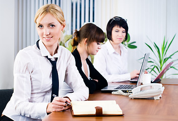 Image showing Business ladies in office