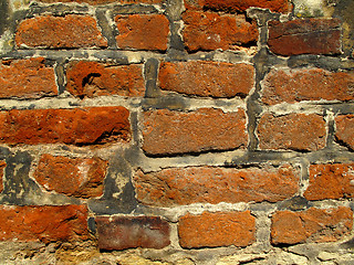 Image showing old brick wall