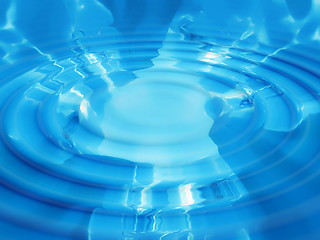 Image showing  blue abstract background