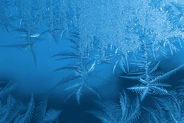 Image showing frost on windowpane