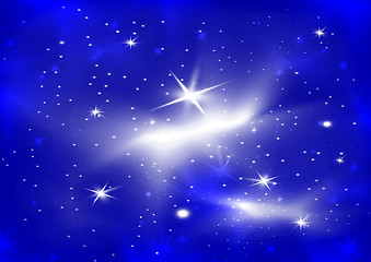 Image showing Night Sky with Stars