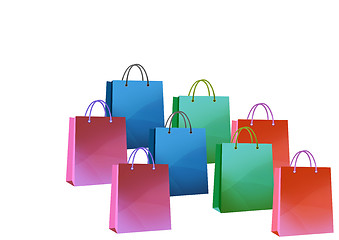 Image showing Colorful Shopping Bags