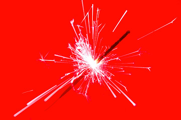 Image showing sparkler fire