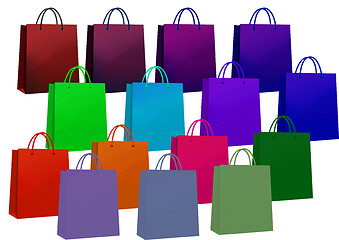 Image showing Colorful Shopping Bags