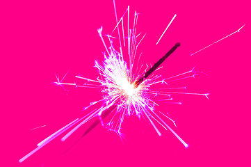 Image showing sparkler fire