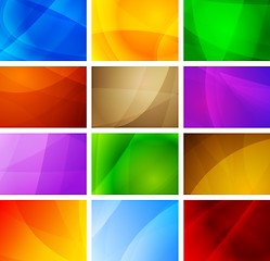 Image showing Abstract backgrounds collection