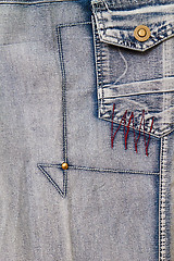 Image showing denim with a pocket