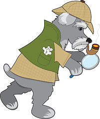 Image showing Schnauzer Detective