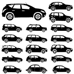 Image showing Silhouette cars