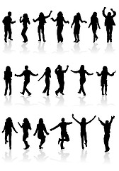 Image showing Collect dancing silhouettes