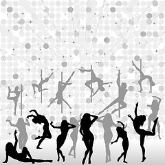 Image showing Collect dancing silhouettes