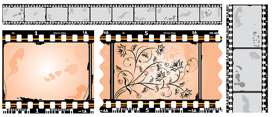 Image showing Photographic film, filmstrip, vector