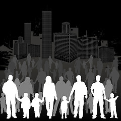 Image showing Collect family silhouettes