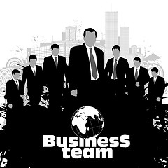 Image showing Business silhouettes