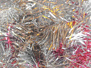 Image showing Christmas tinsel