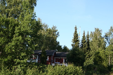 Image showing Swedish summer -house