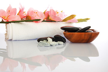 Image showing wellness zen and spa