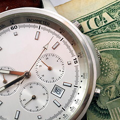 Image showing time and money