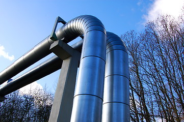 Image showing industrial oil pipeline