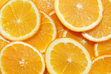 Image showing orange fruit background