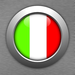 Image showing italy button