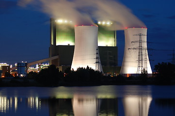 Image showing industry at night
