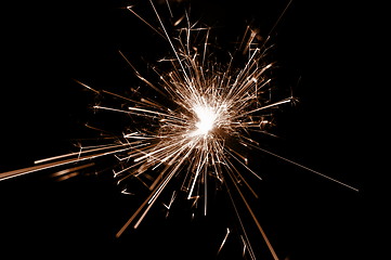 Image showing sparkler on holiday