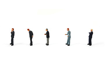 Image showing business people on white background